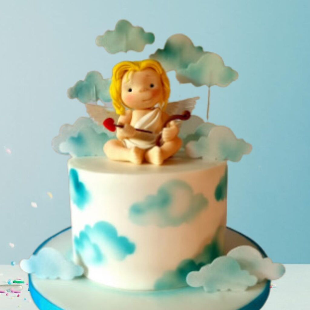 Cupid Cake toppers