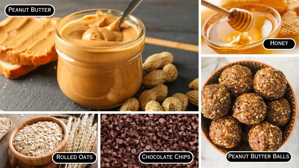 Ingredients Required to make Peanut Butter Balls