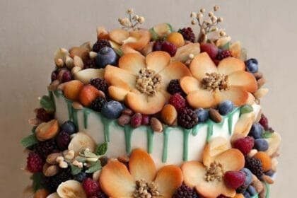 Cake decoration ideas with dry fruit 1