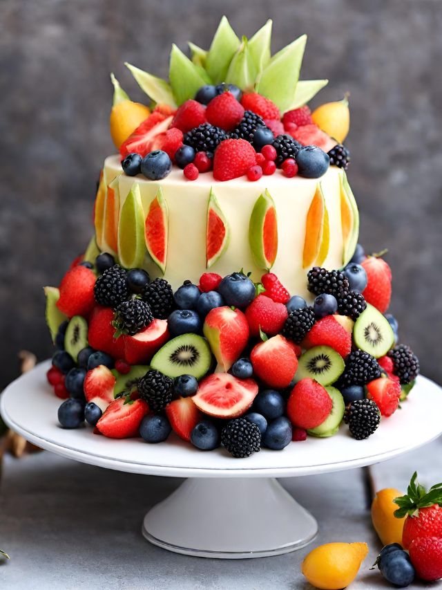 7 Cake decoration ideas with fruits