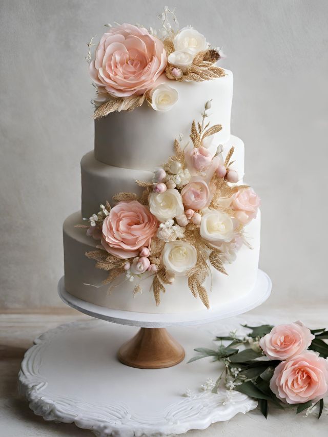 6 Stunning Wedding Cake Decor Ideas