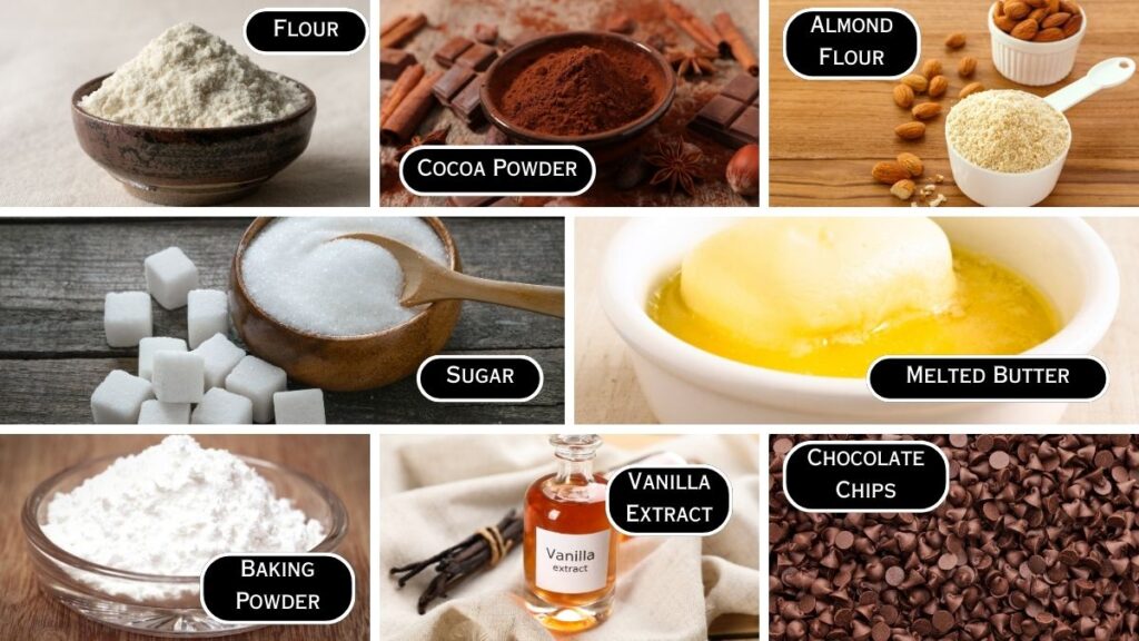 Eggless Brownie Recipe Ingredients 