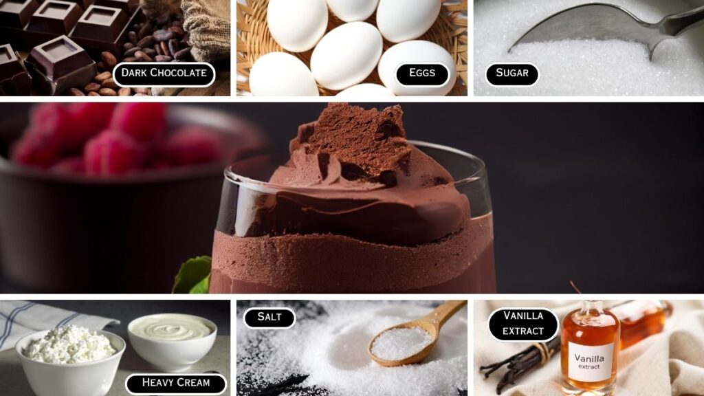 Basic Ingredients Required for Chocolate Mousse Recipe