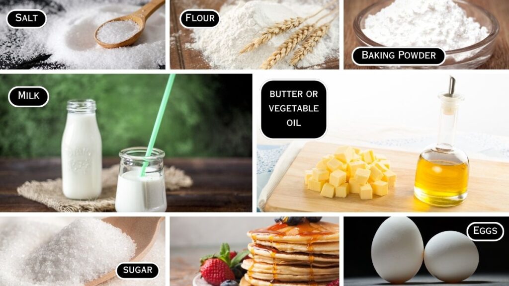 Pancake Recipes, ingredients Required to make Easy Pancake Recipe