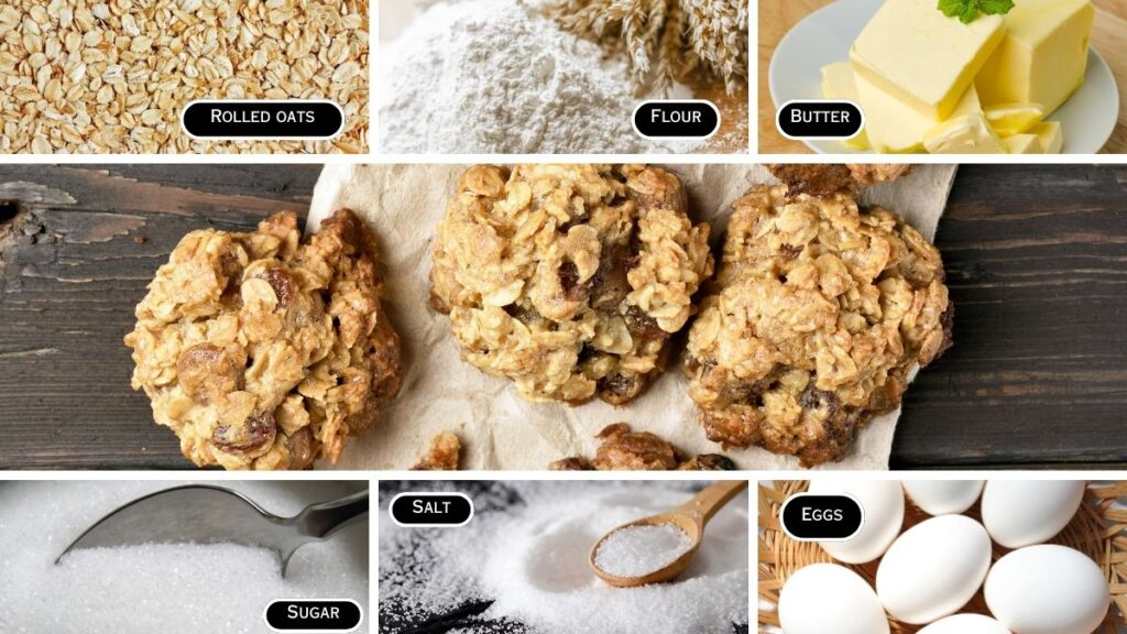 Ingredients for Oat Cookies