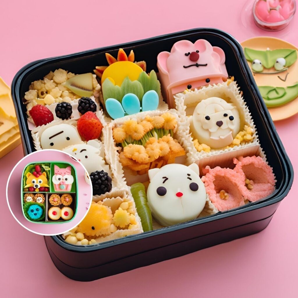 Cartoon and Pop Culture Bento Cake Design