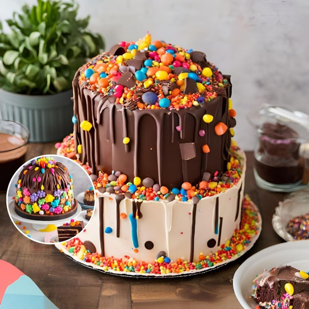 Chocolate Explosion Pinata Cake Design