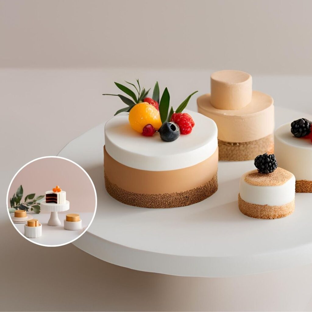 Minimalist Modern Mini Cake Design