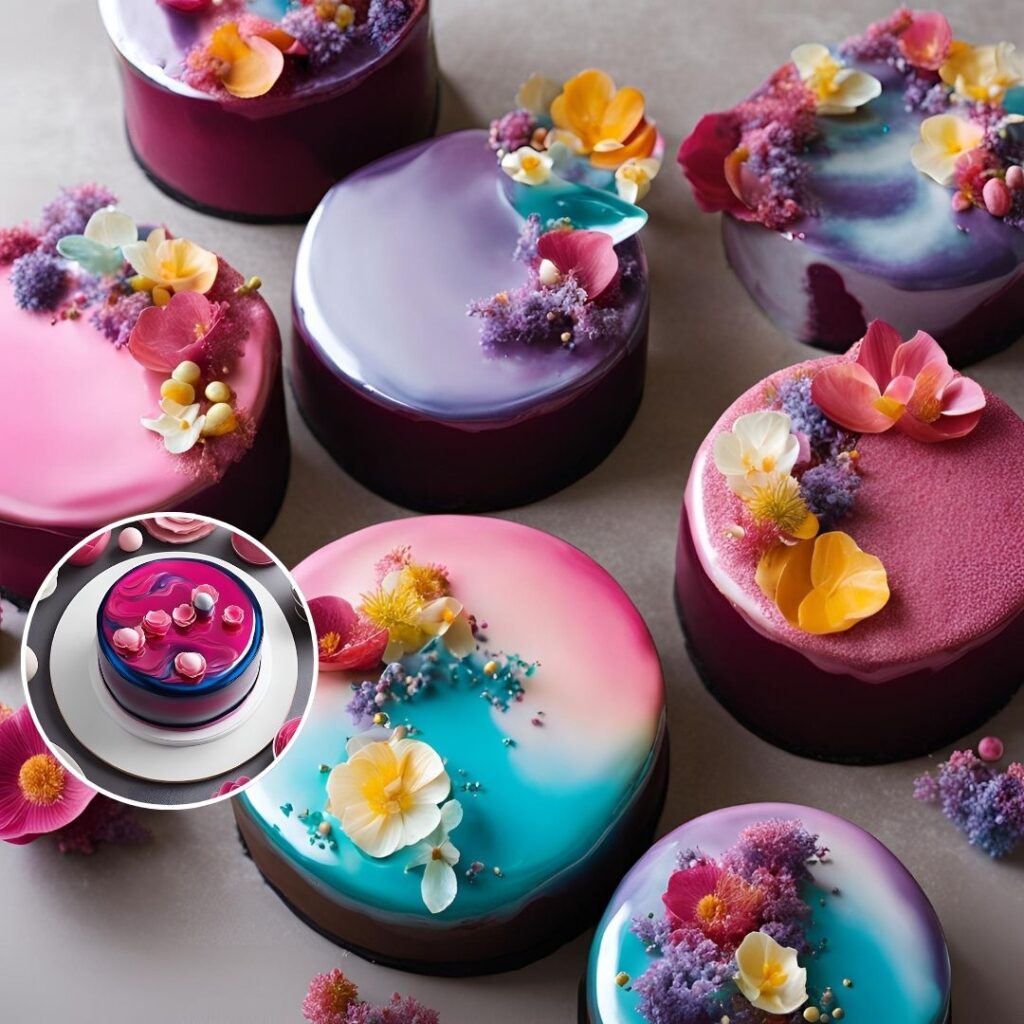 Mirror Glaze Cake Decoration Ideas