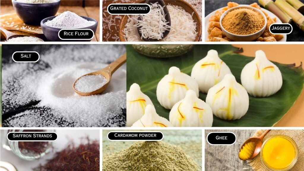 Ingredients for Modak Recipe