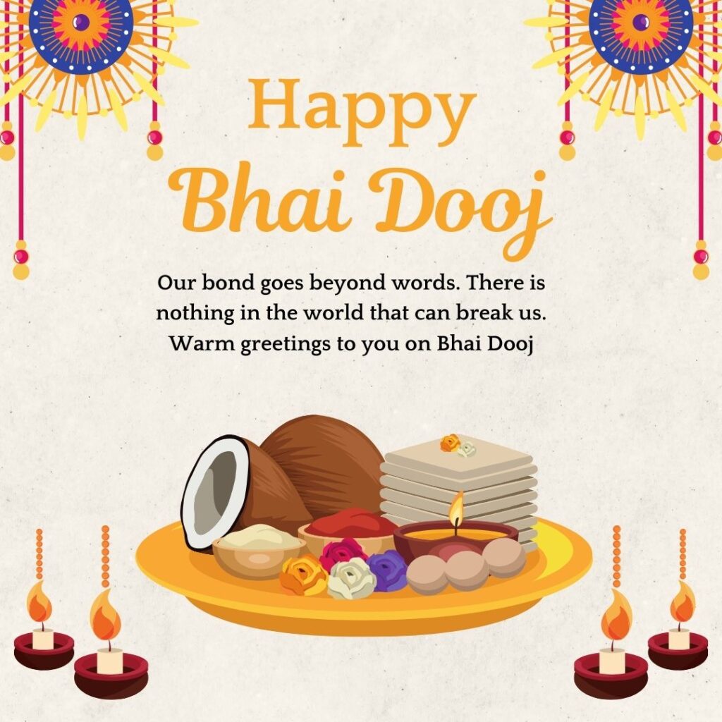 bhai dooj messages, Happy Bhai Dooj Wishes in English 