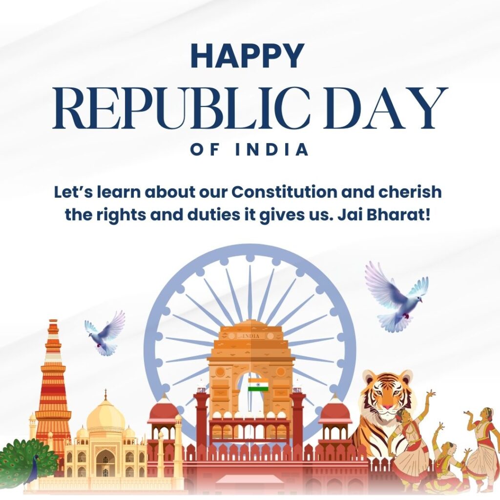 Happy Republic Day Wishes in English 2025