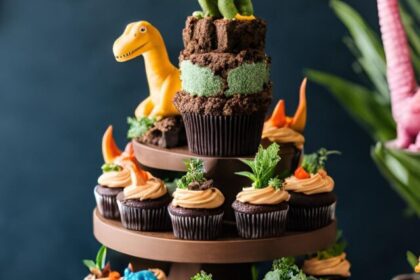 Dinosaur Dig cupcake