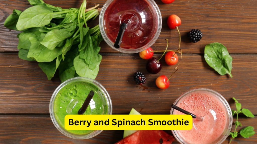 Healthy Recipes for Weight Loss, Berry and Spinach Smoothie