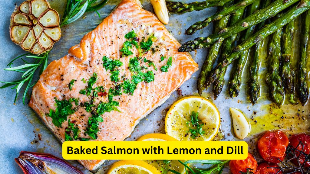 Baked Salmon with Lemon and Dill