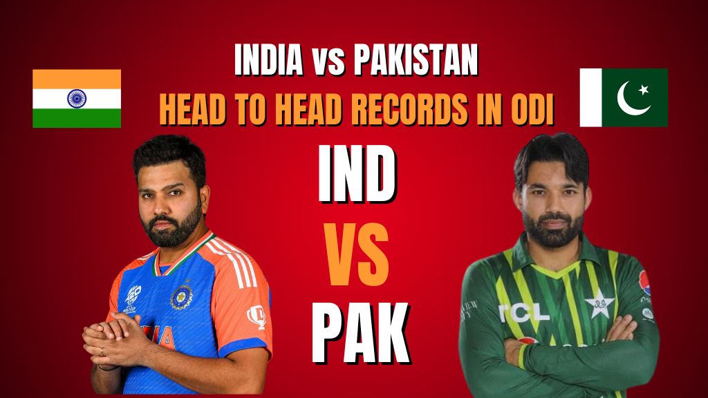 IND vs PAK Head to Head Record in ODIs: India vs Pakistan ICC Champions Trophy 2025 Preview, and Key Stats