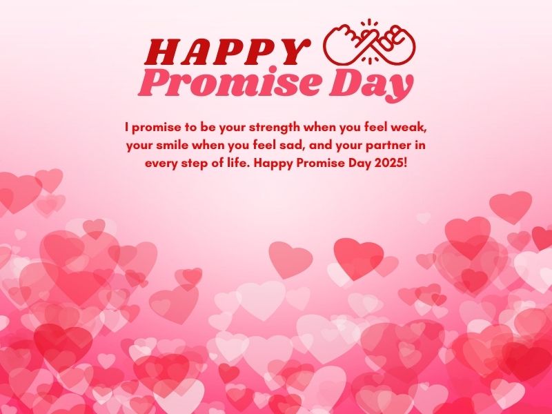 Promise Day wishes for love with beautiful background