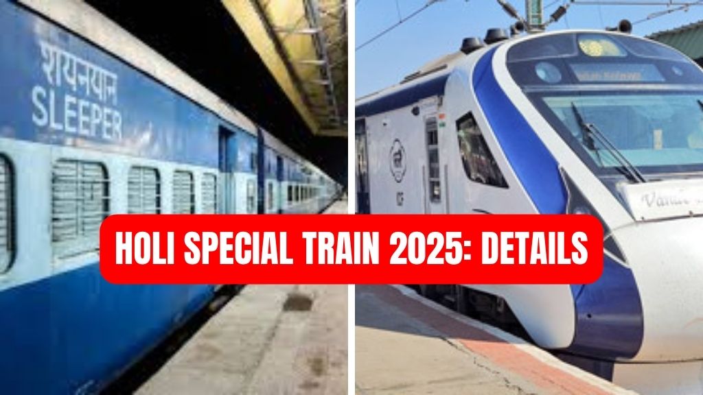 Holi Special Train 2025 Central Railway Ensures a Joyful Journey for Festival Travelers