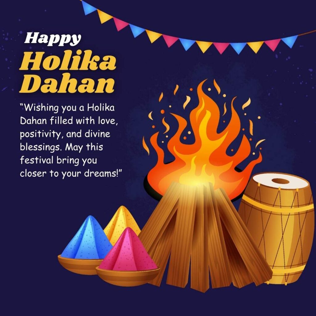 Holika Dahan Messages in English